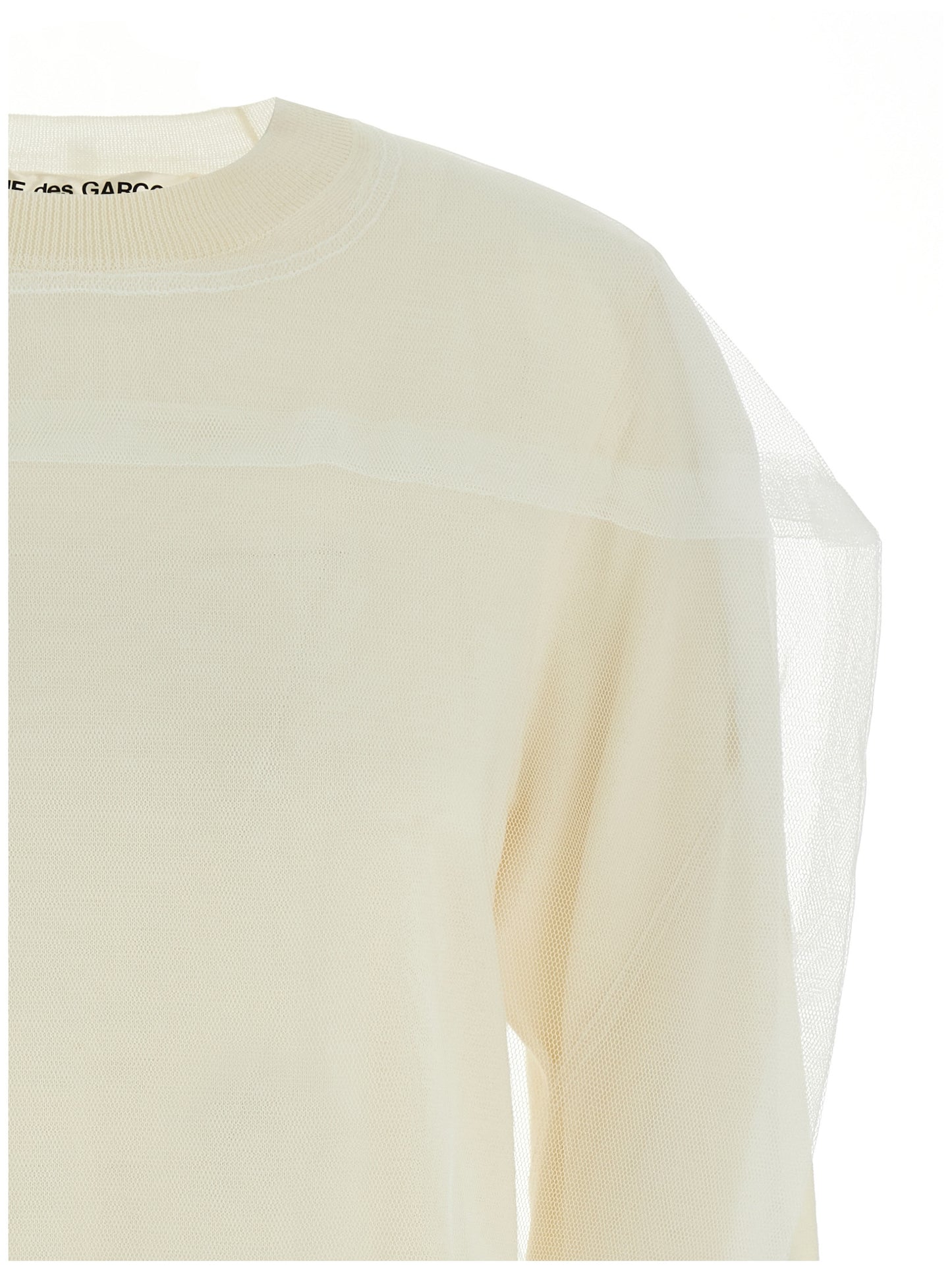 Comme Des Garcons Comme Des Garcons Tulle Sweater