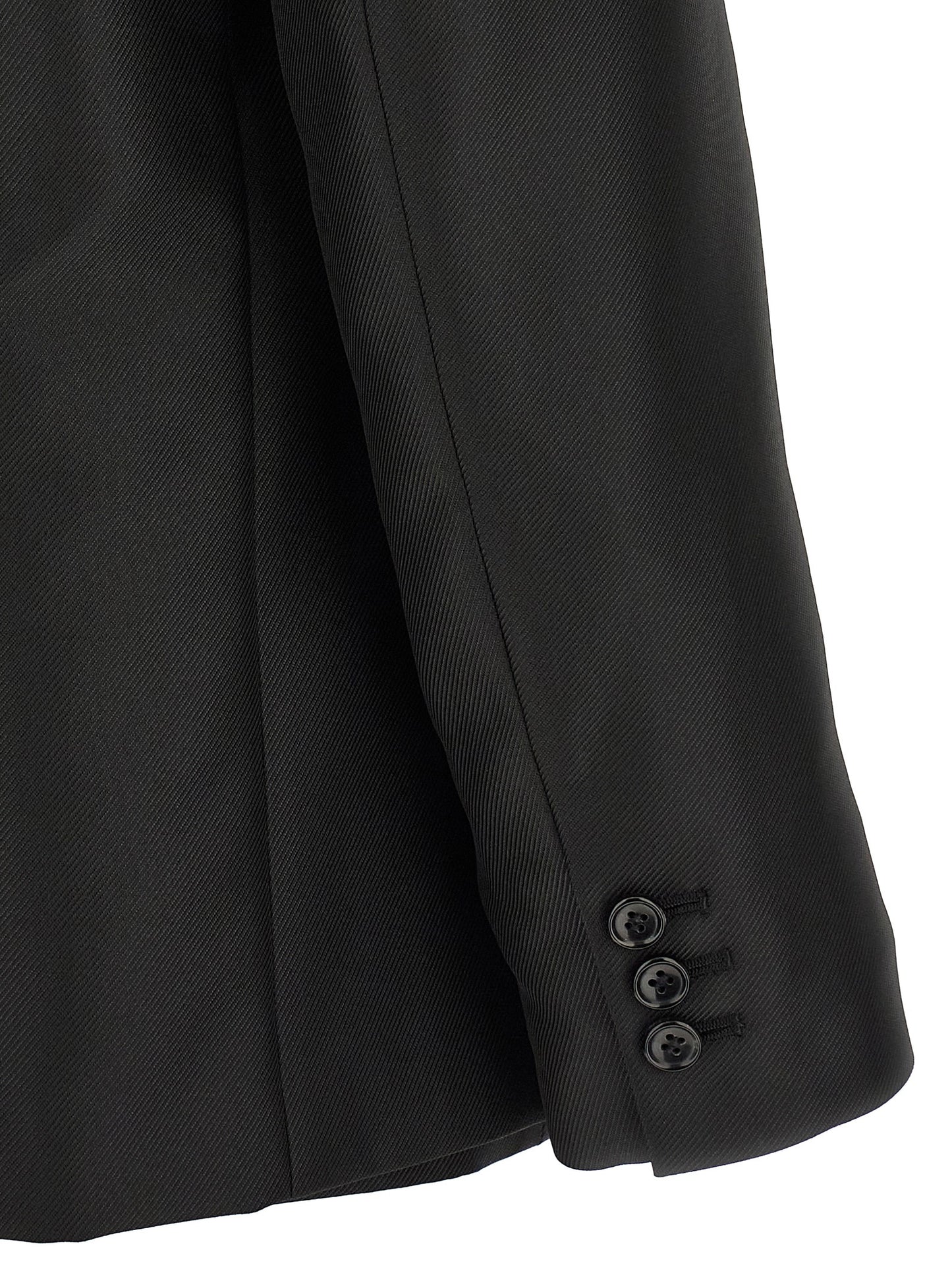 Comme Des Garcons Comme Des Garcons Double Layer Effect Blazer