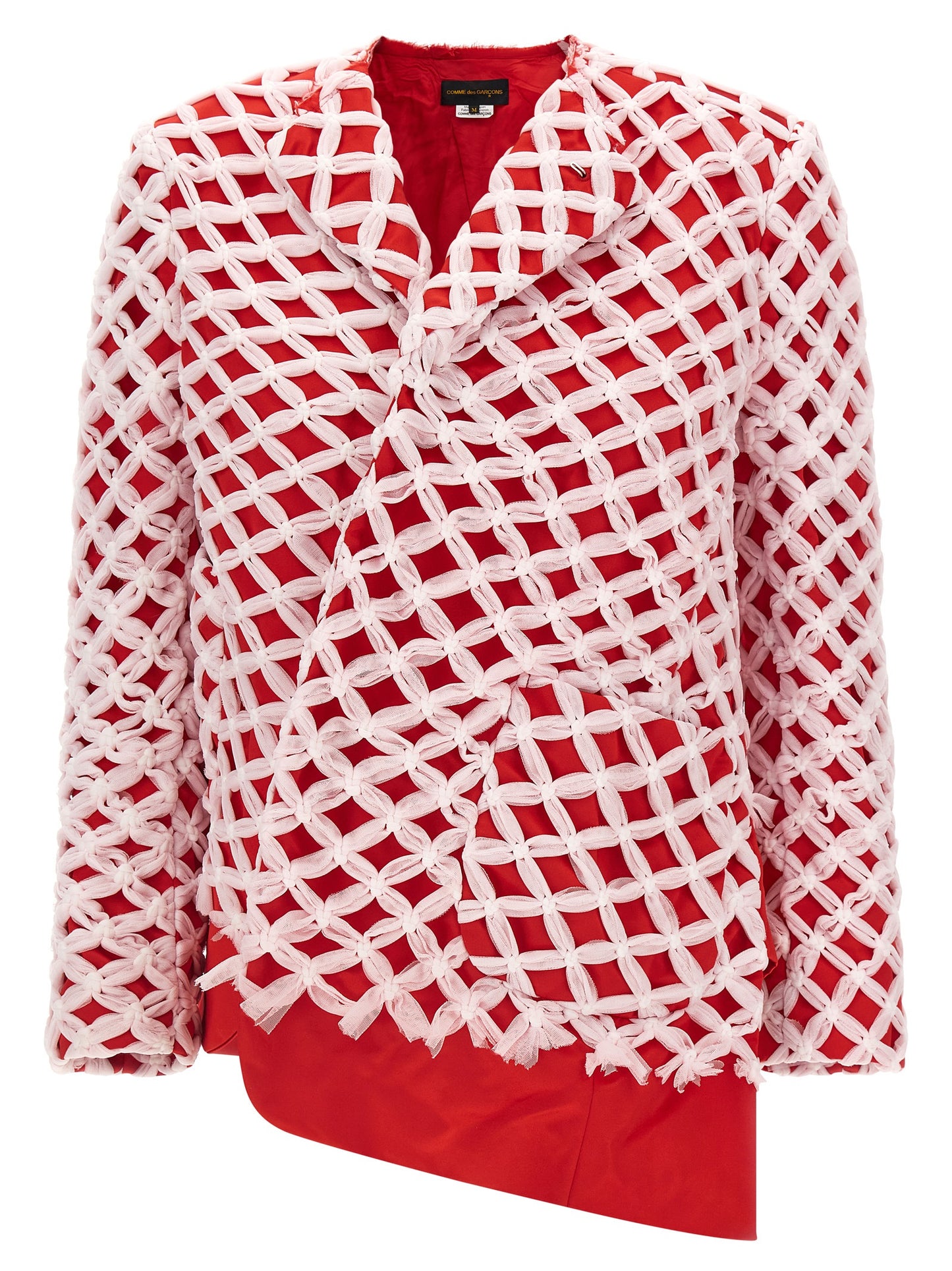 Comme Des Garcons Comme Des Garcons Tulle Weave Blazer