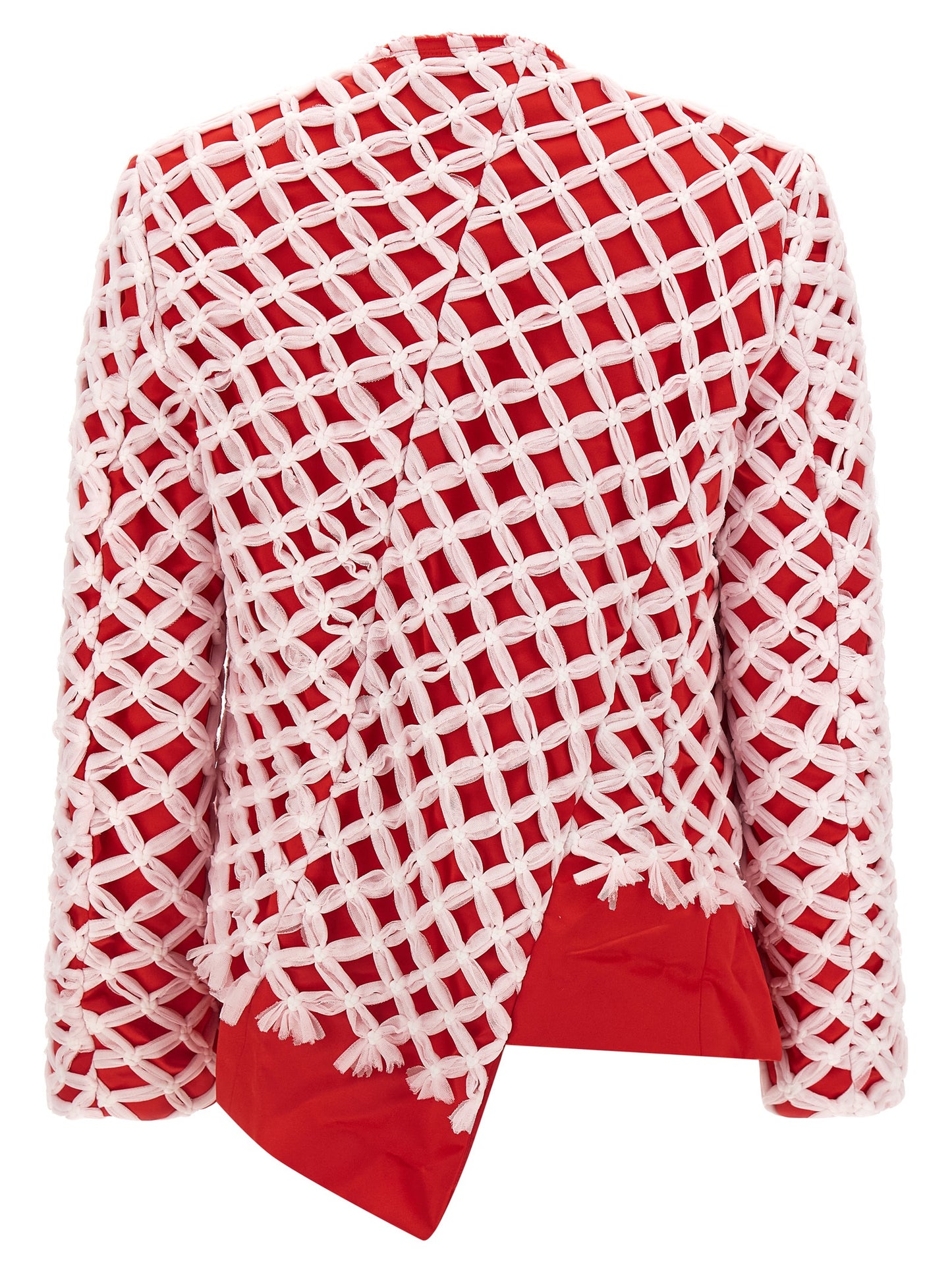Comme Des Garcons Comme Des Garcons Tulle Weave Blazer