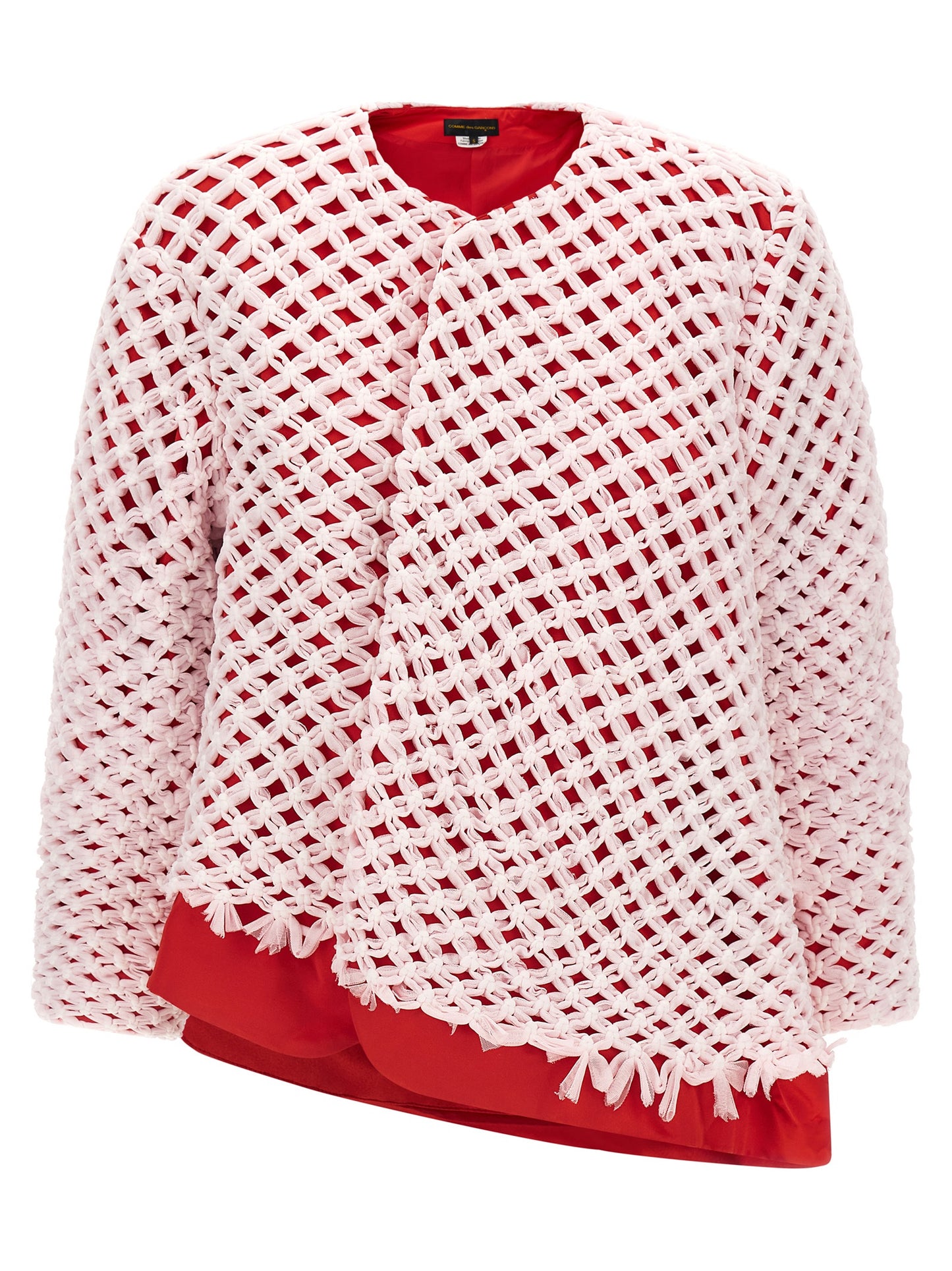 Comme Des Garcons Comme Des Garcons Tulle Weave Blazer