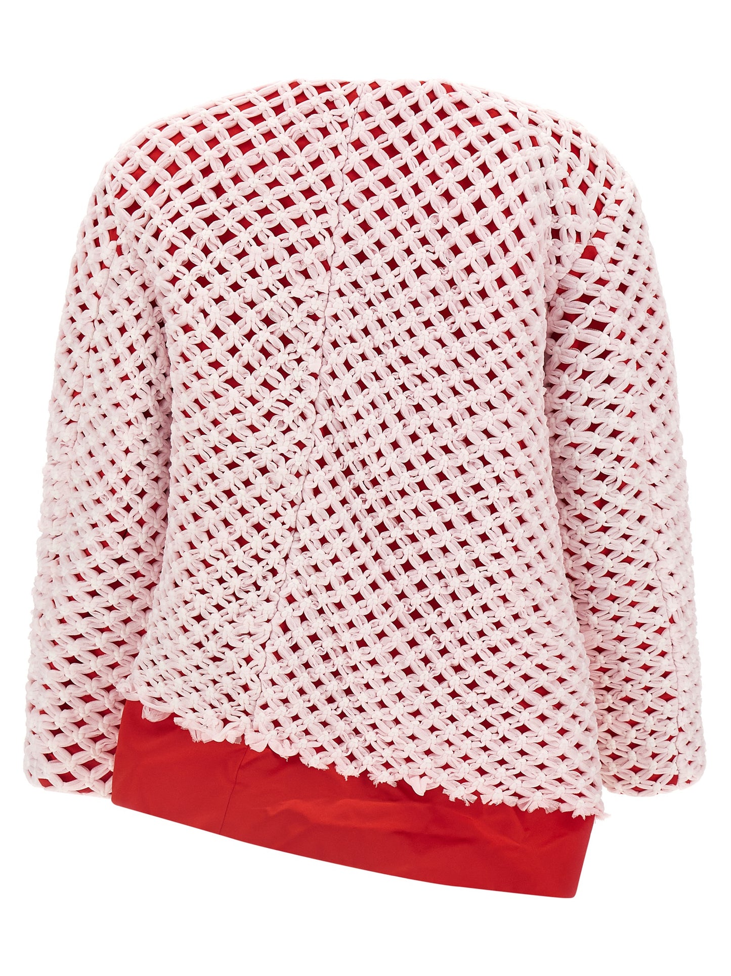 Comme Des Garcons Comme Des Garcons Tulle Weave Blazer