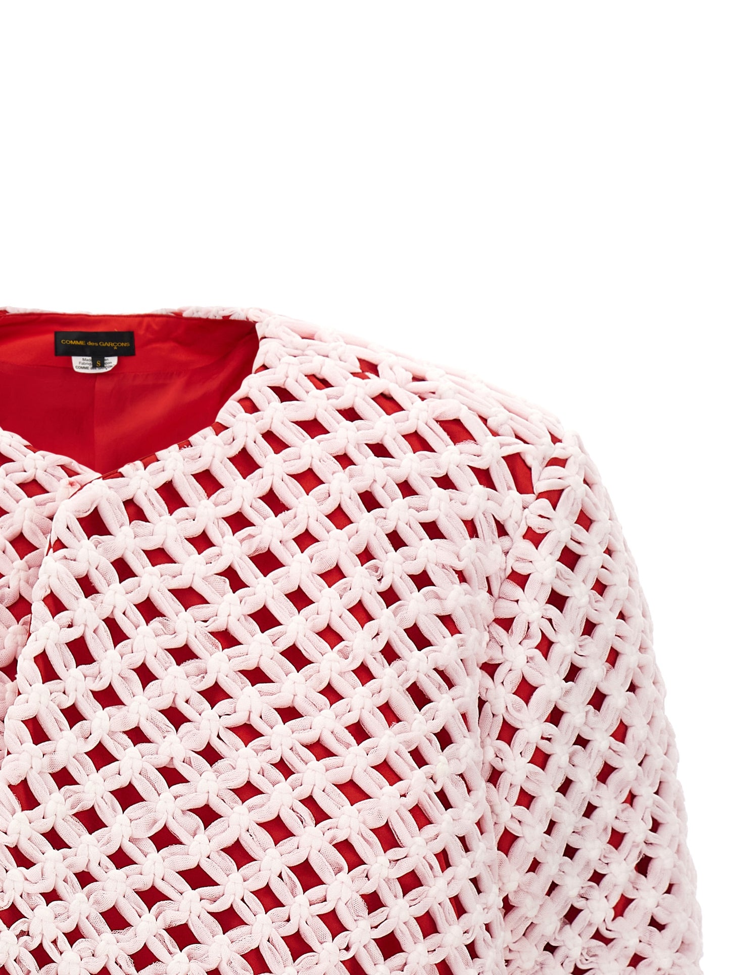 Comme Des Garcons Comme Des Garcons Tulle Weave Blazer