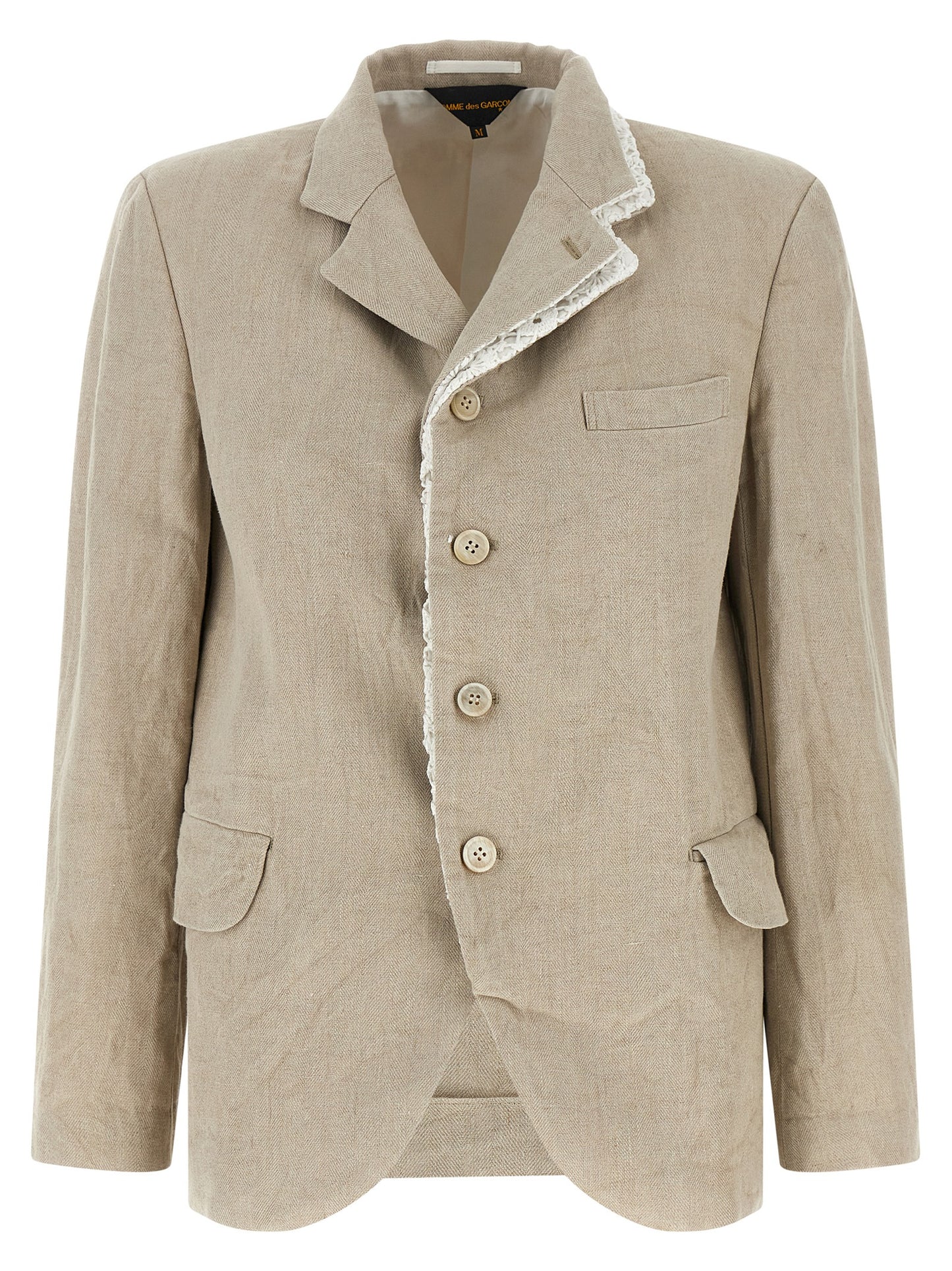 Comme Des Garcons Comme Des Garcons Double Layer Lapel Blazer