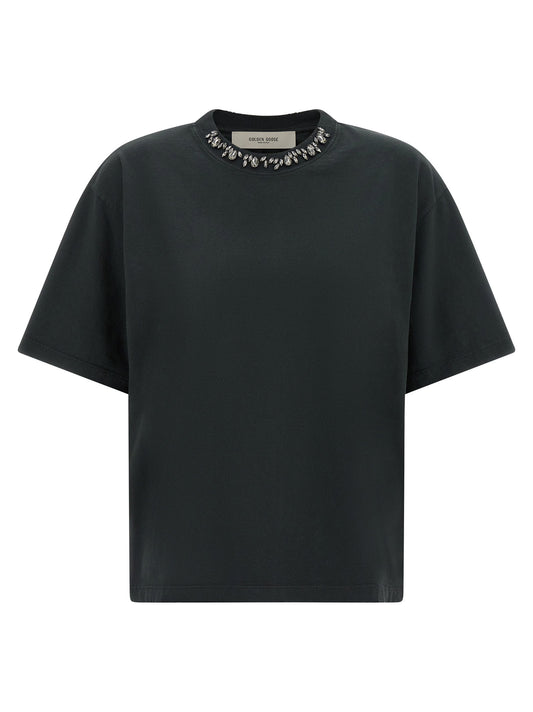 Golden Goose Crystal Crew Neck T-shirt