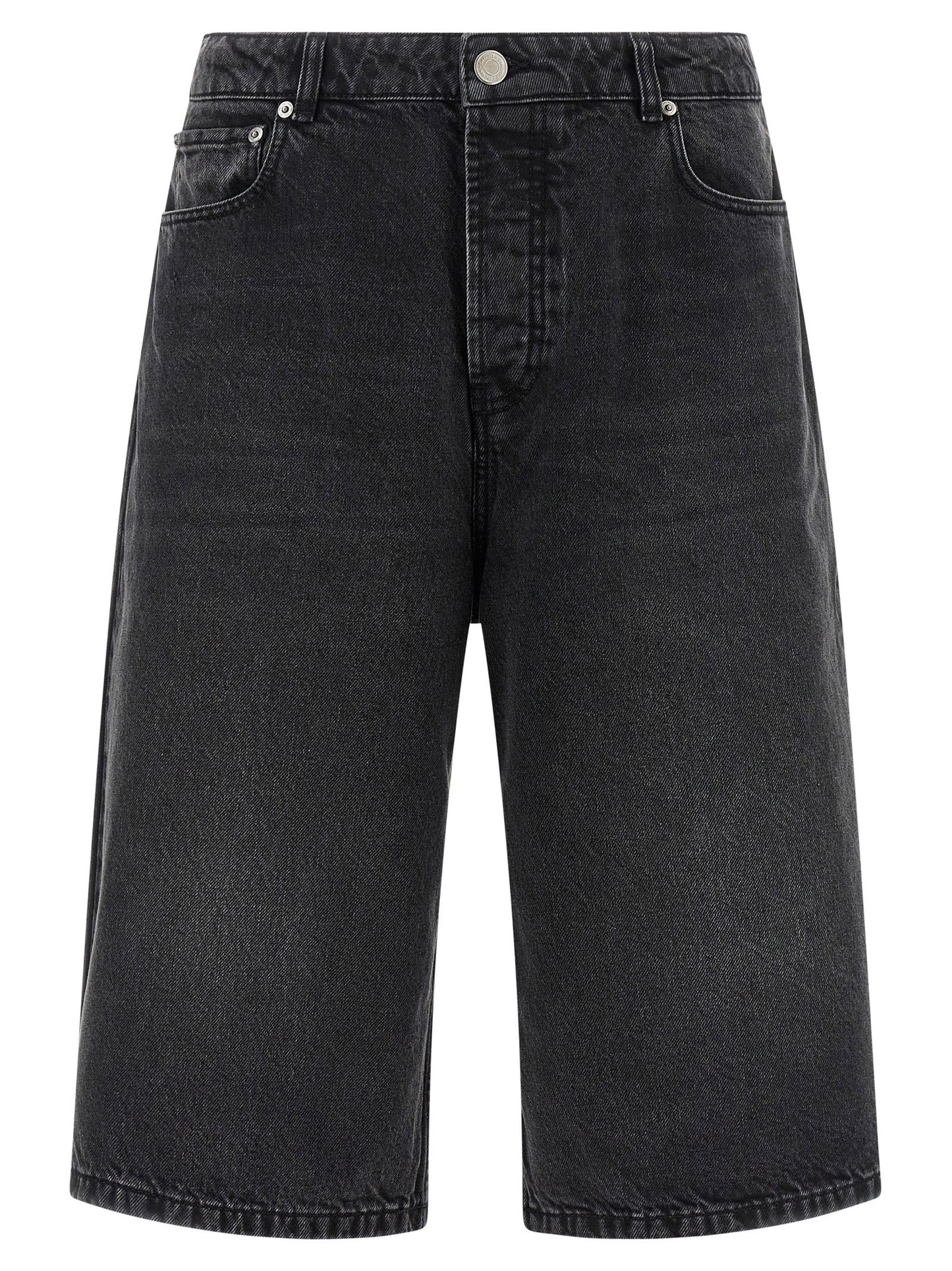 Ami Paris Denim Bermuda Shorts