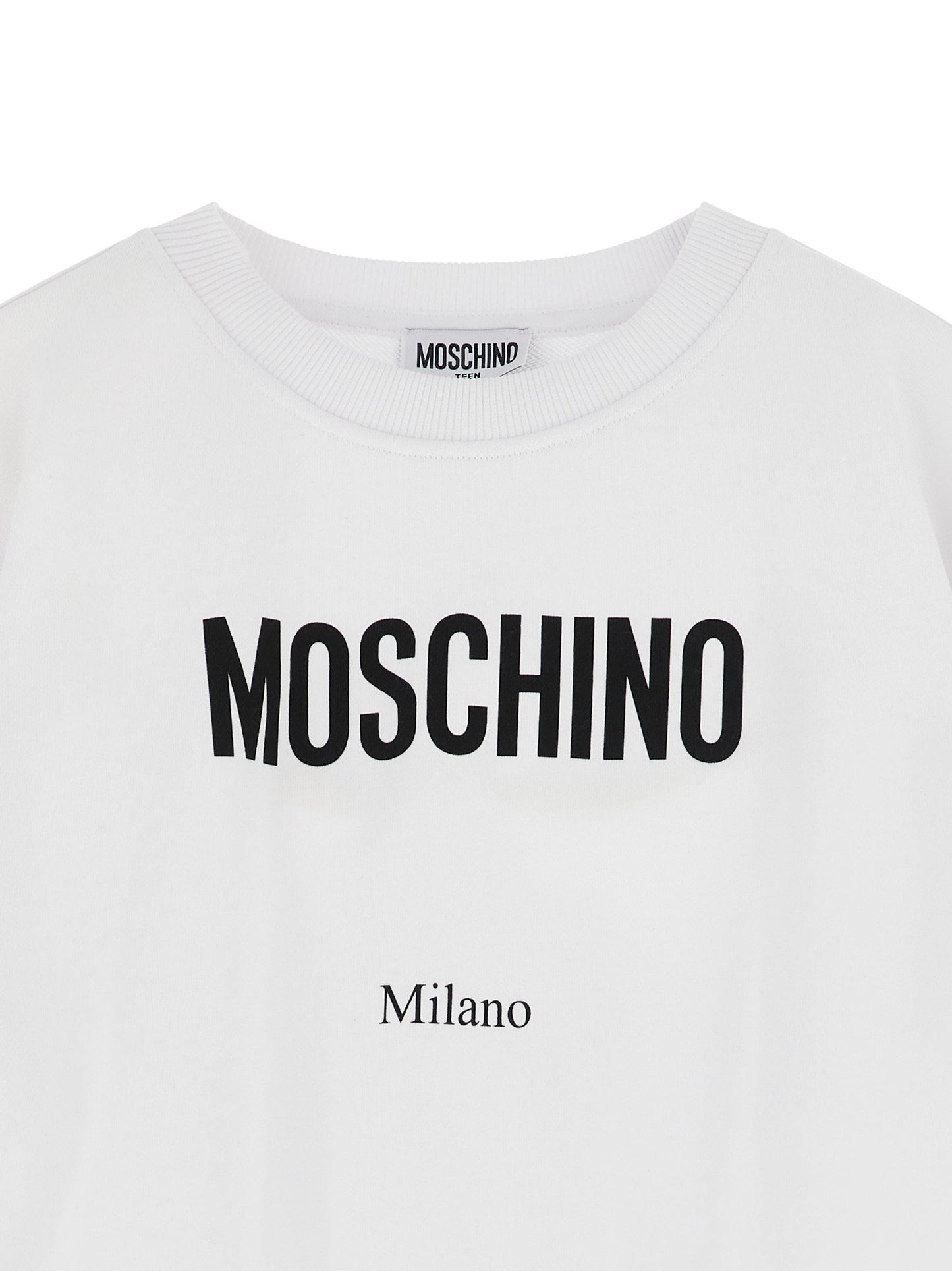 Moschino Kid Teen Logo Lettering Sweatshirt