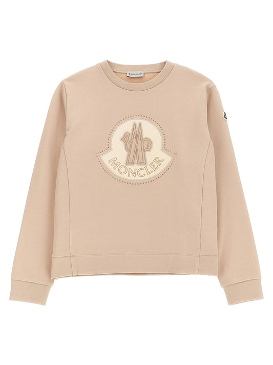 Moncler Enfant Rhinestone Logo Sweatshirt