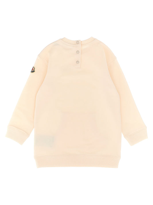 Moncler Enfant Logo Embroidery Dress