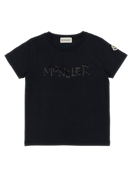 Moncler Enfant Sequins Logo T-shirt