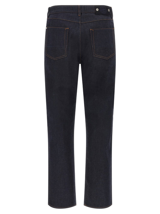Stone Island Indigo Denim-rinsed Jeans