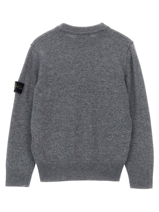 Stone Island Junior Logo Badge Sweater