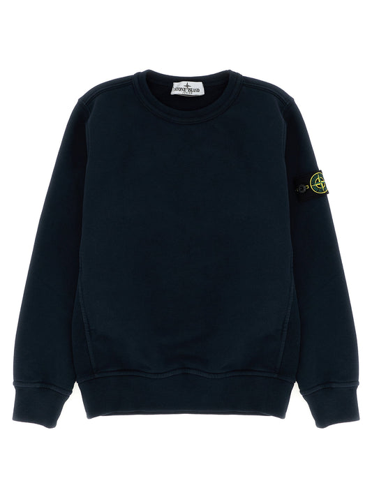 Stone Island Junior Logo Badge Sweatshirt