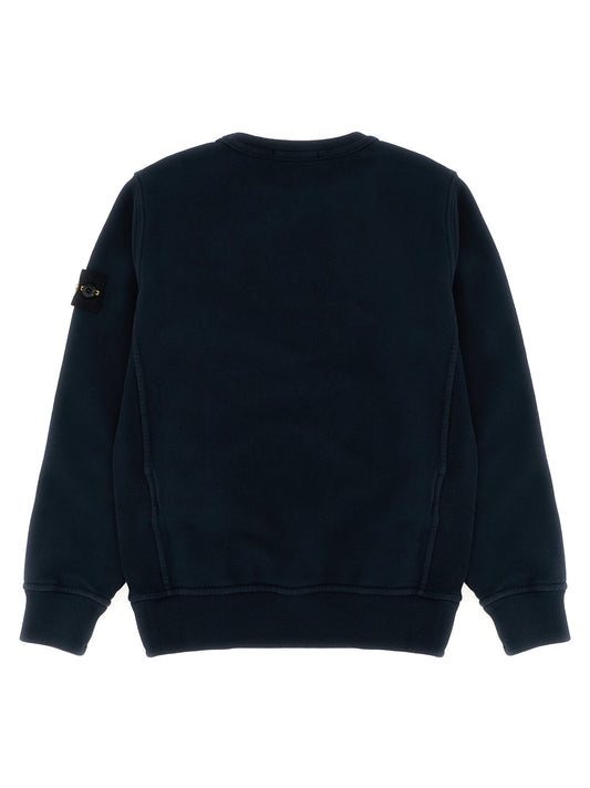 Stone Island Junior Logo Badge Sweatshirt