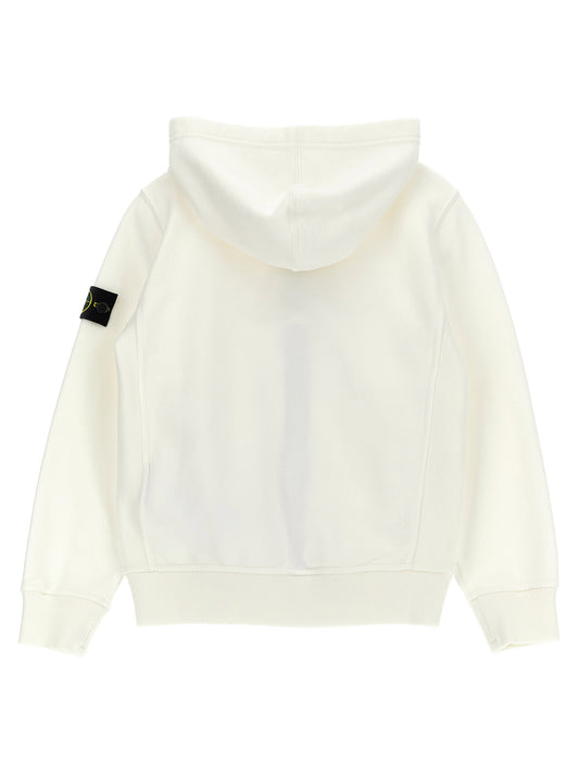 Stone Island Junior Logo Badge Hoodie
