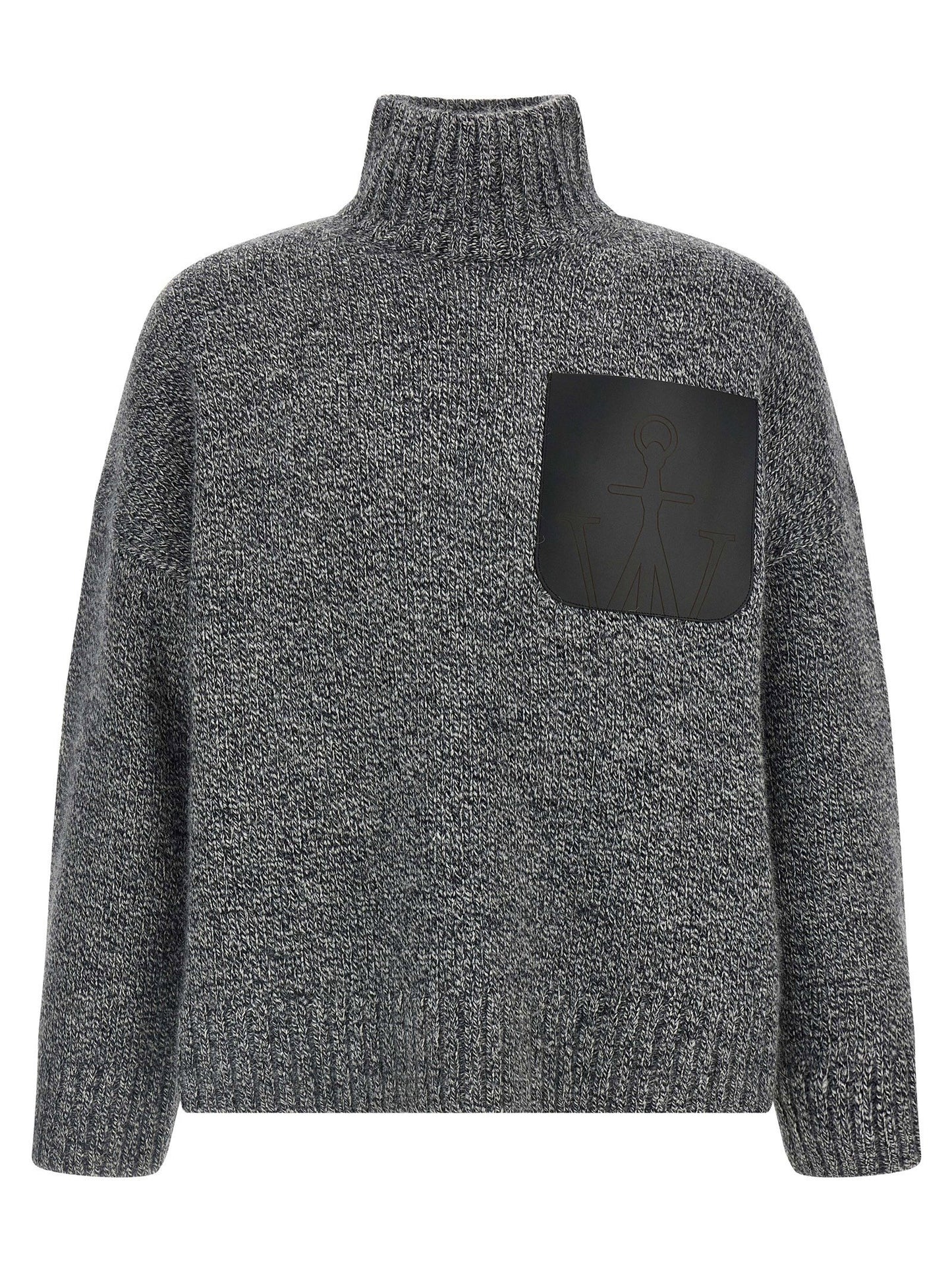 J.w.anderson Leather Patch Pocket Sweater