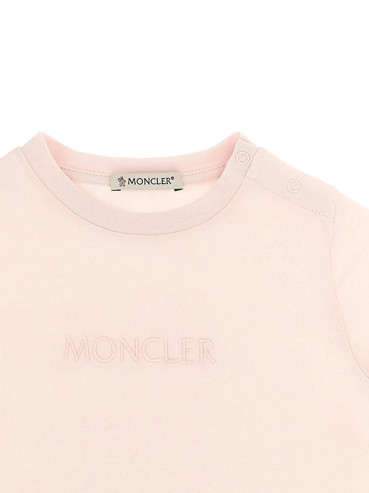 Moncler Enfant Logo Embroidery T-shirt