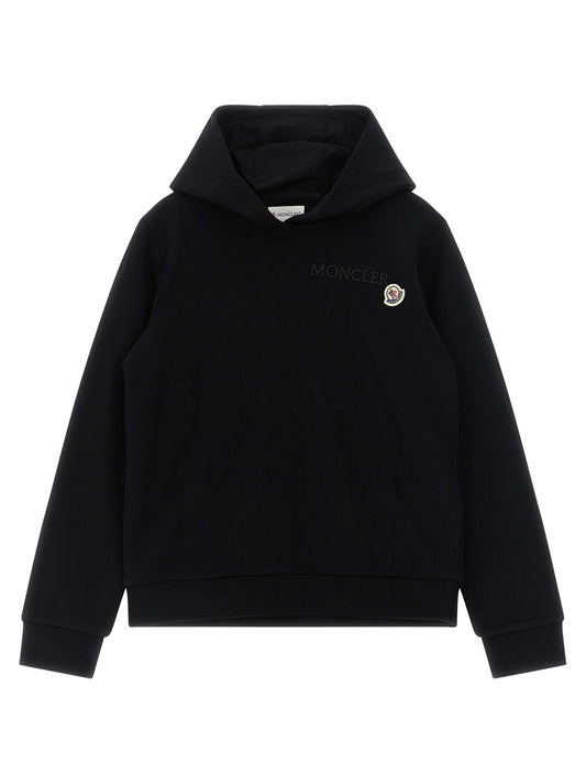 Moncler Enfant Logo Embroidery Hoodie