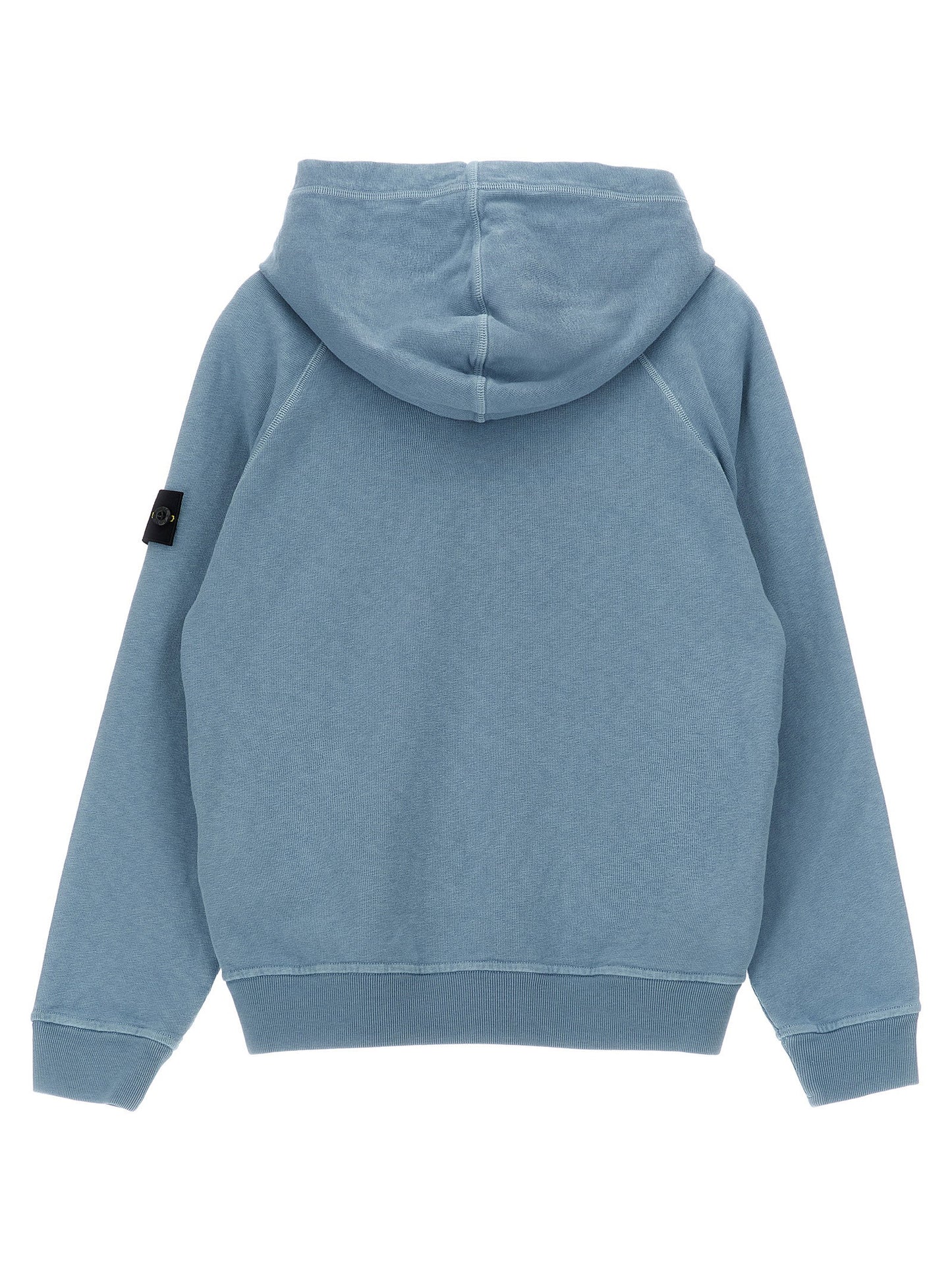 Stone Island Junior Malfilé Cotton Hoodie