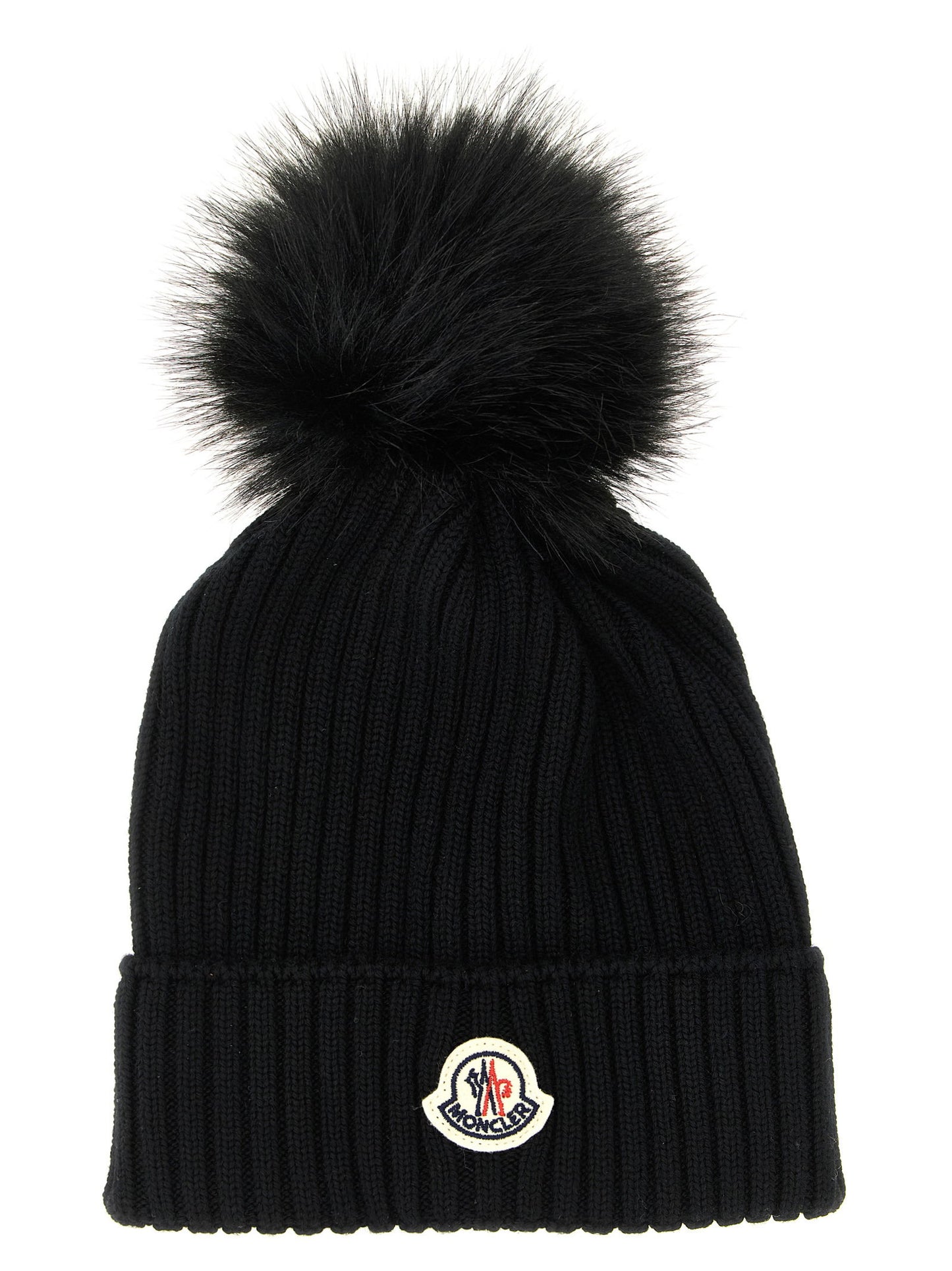 Moncler Enfant Pon Pon Wool Beanie