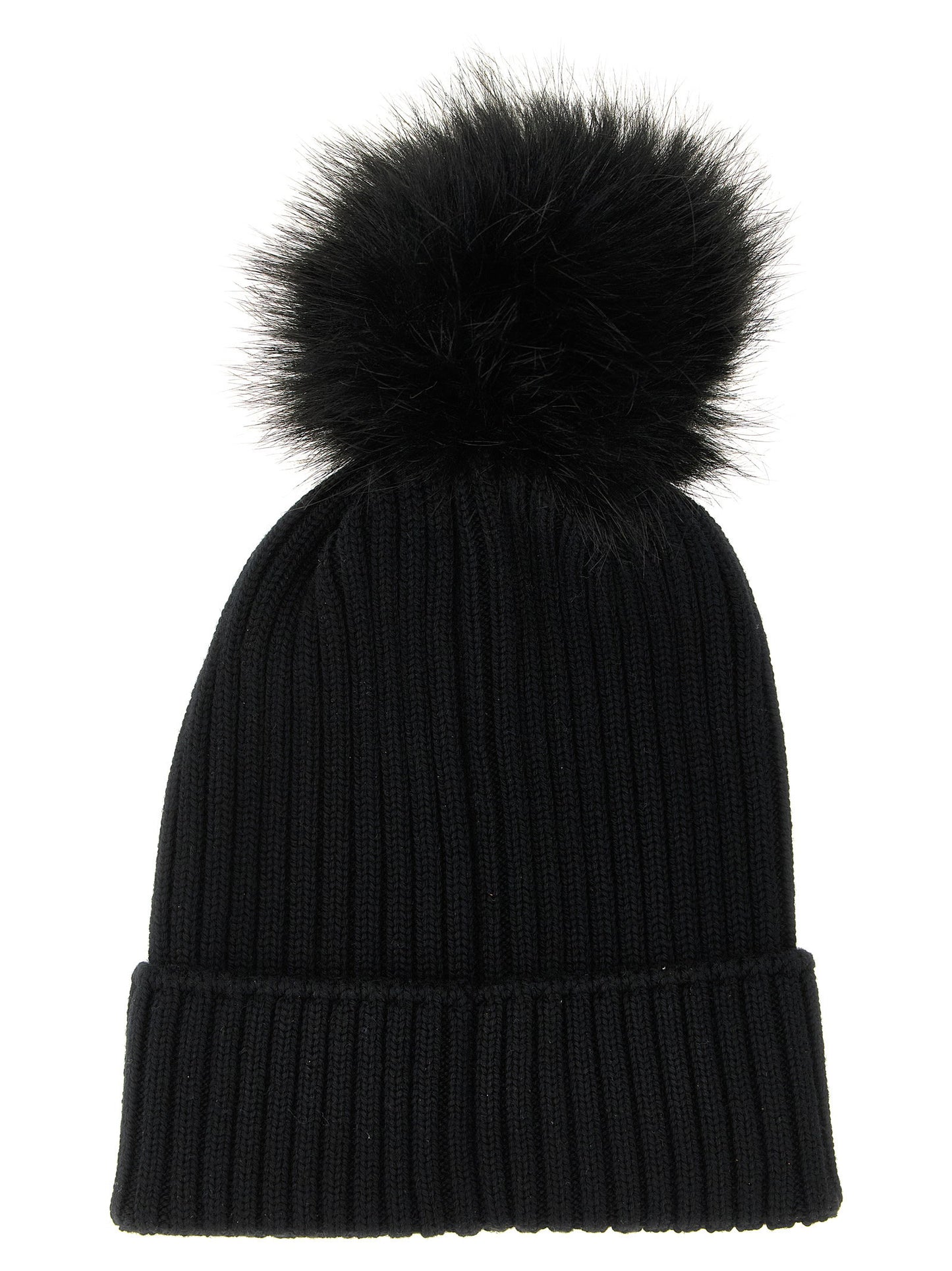 Moncler Enfant Pon Pon Wool Beanie