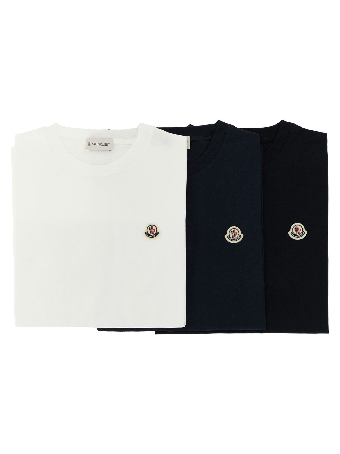 Moncler Enfant 3-pack Logo Patch T-shirt