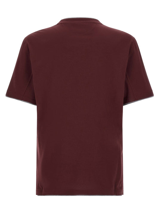 Brunello Cucinelli Double Layer T-shirt