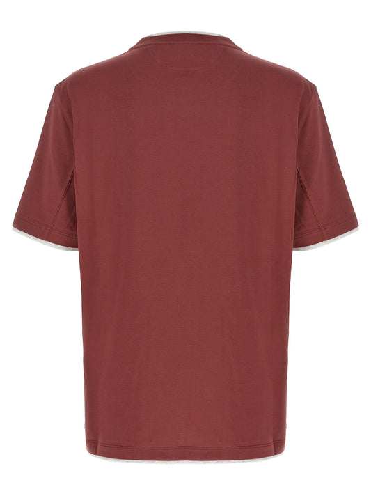 Brunello Cucinelli Double Layer T-shirt