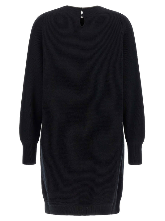 Brunello Cucinelli Precious Collar Dress