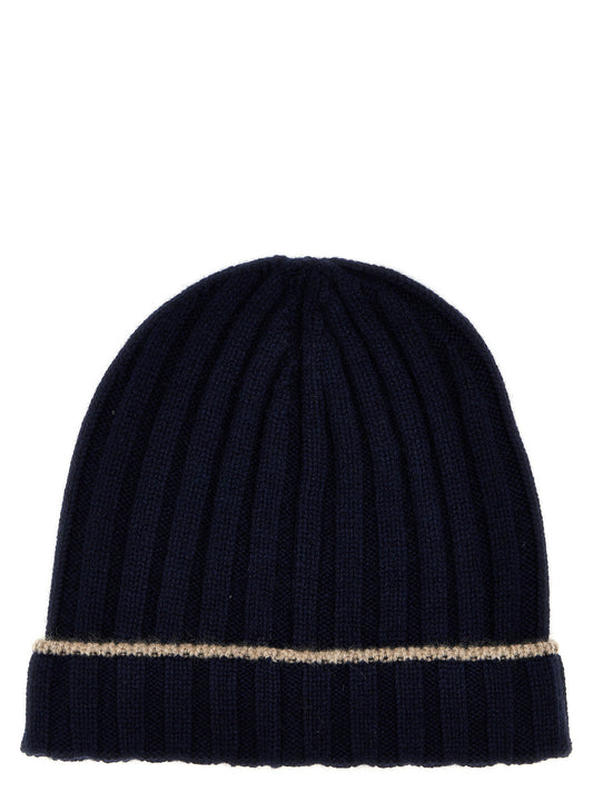 Brunello Cucinelli Contrast Line Beanie