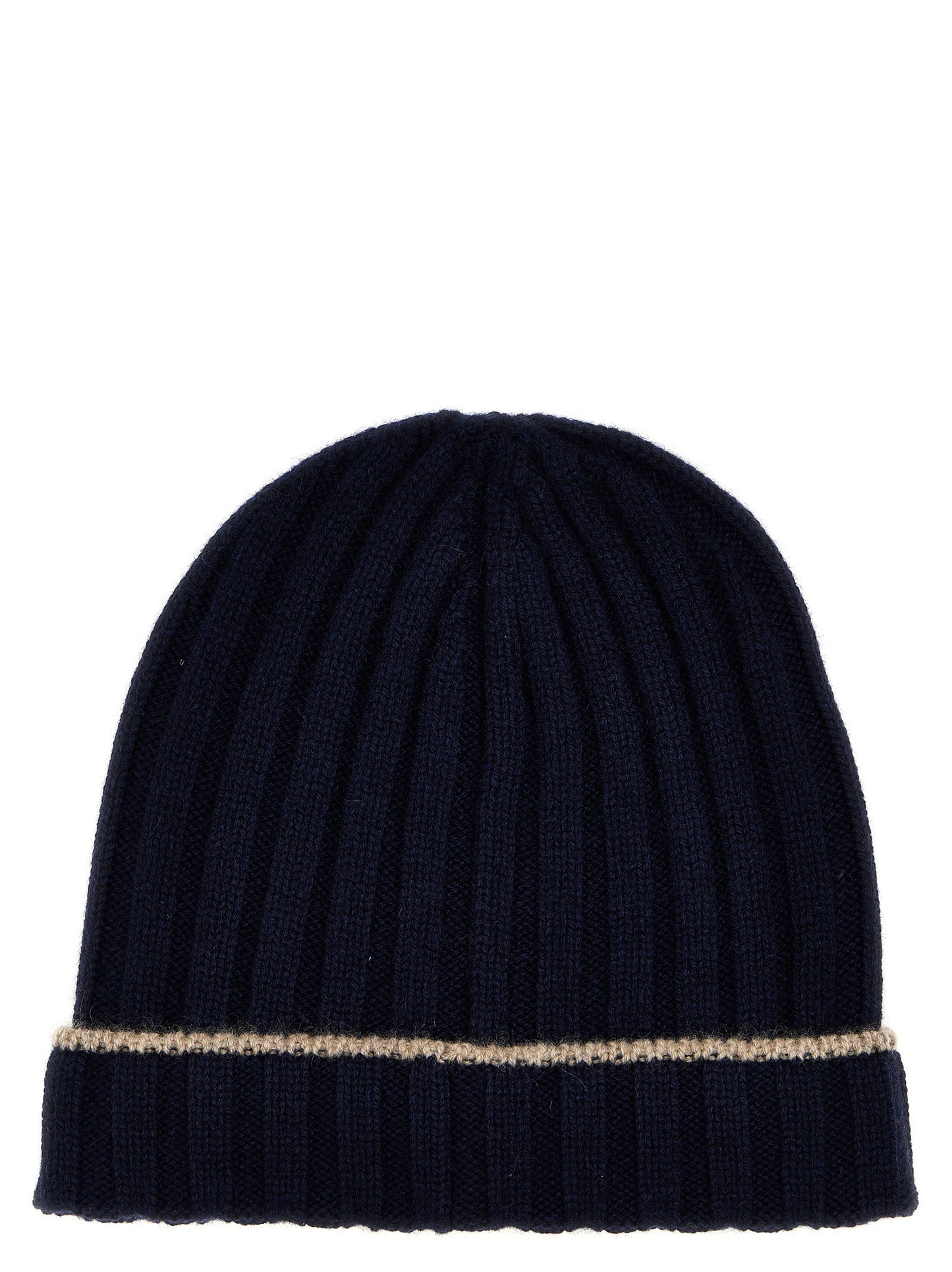 Brunello Cucinelli Contrast Line Beanie