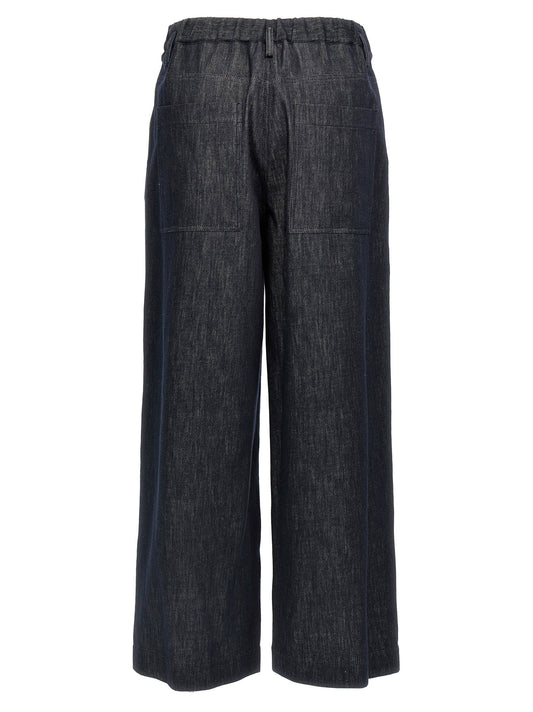 Brunello Cucinelli A-line Pleated Pants