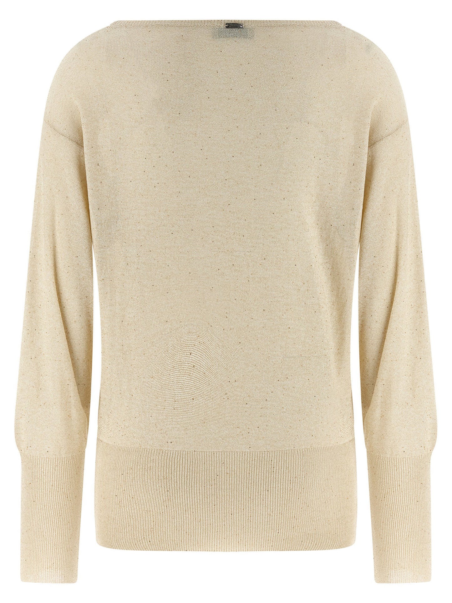 Herno Lamé And Sequin Yarn Sweater