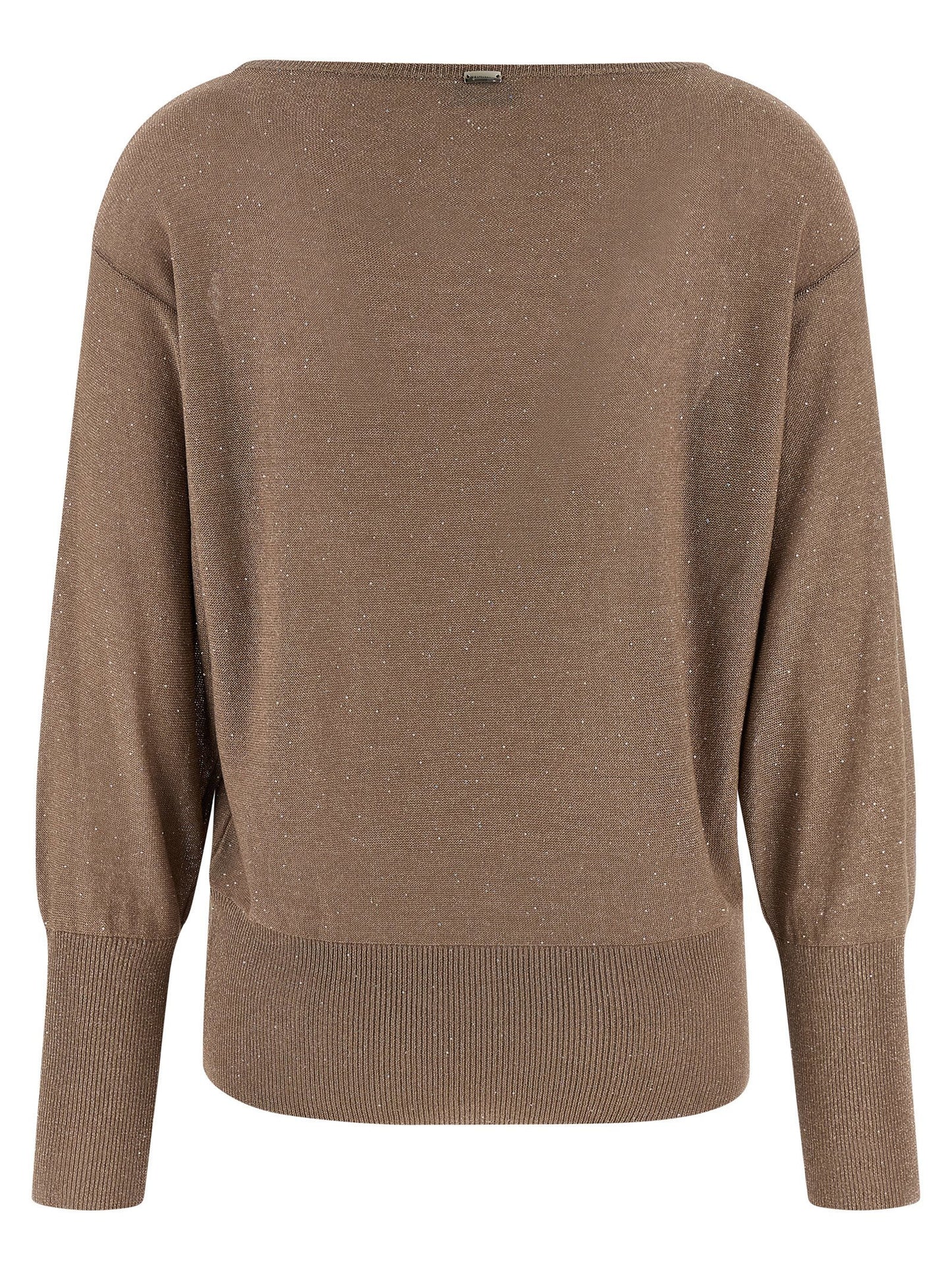 Herno Lamé And Sequin Yarn Sweater
