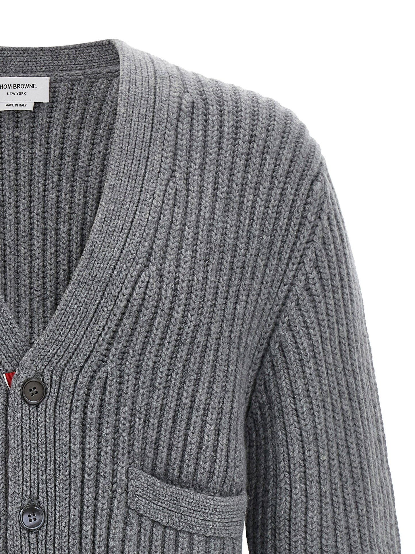 Thom Browne Rwb Tape Cardigan