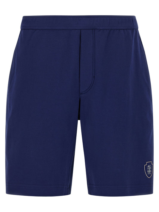 Brunello Cucinelli Interlock Cotton Bermuda Shorts