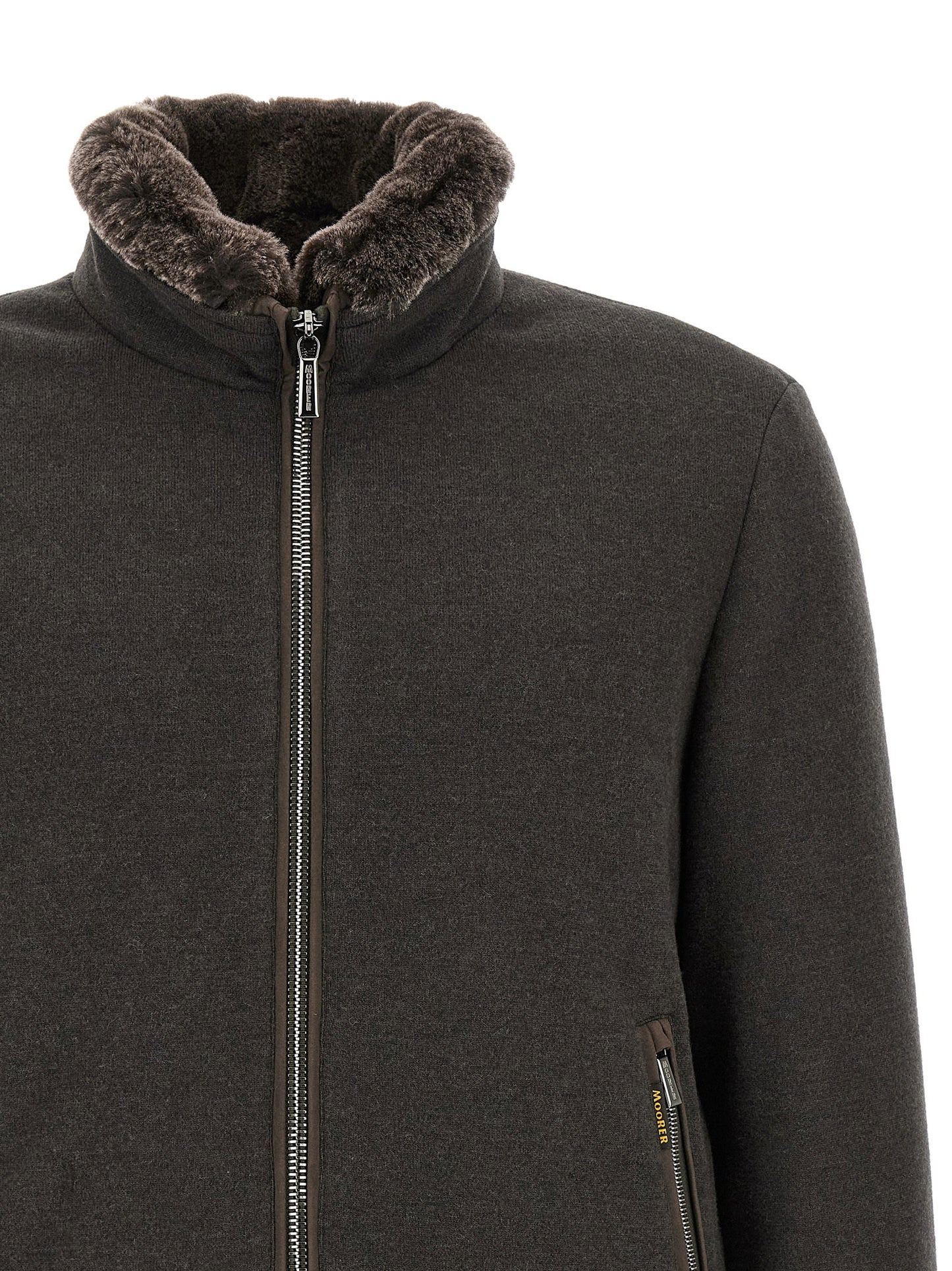 Moorer Bellati-mrw Bomber Jacket - Acqua Line