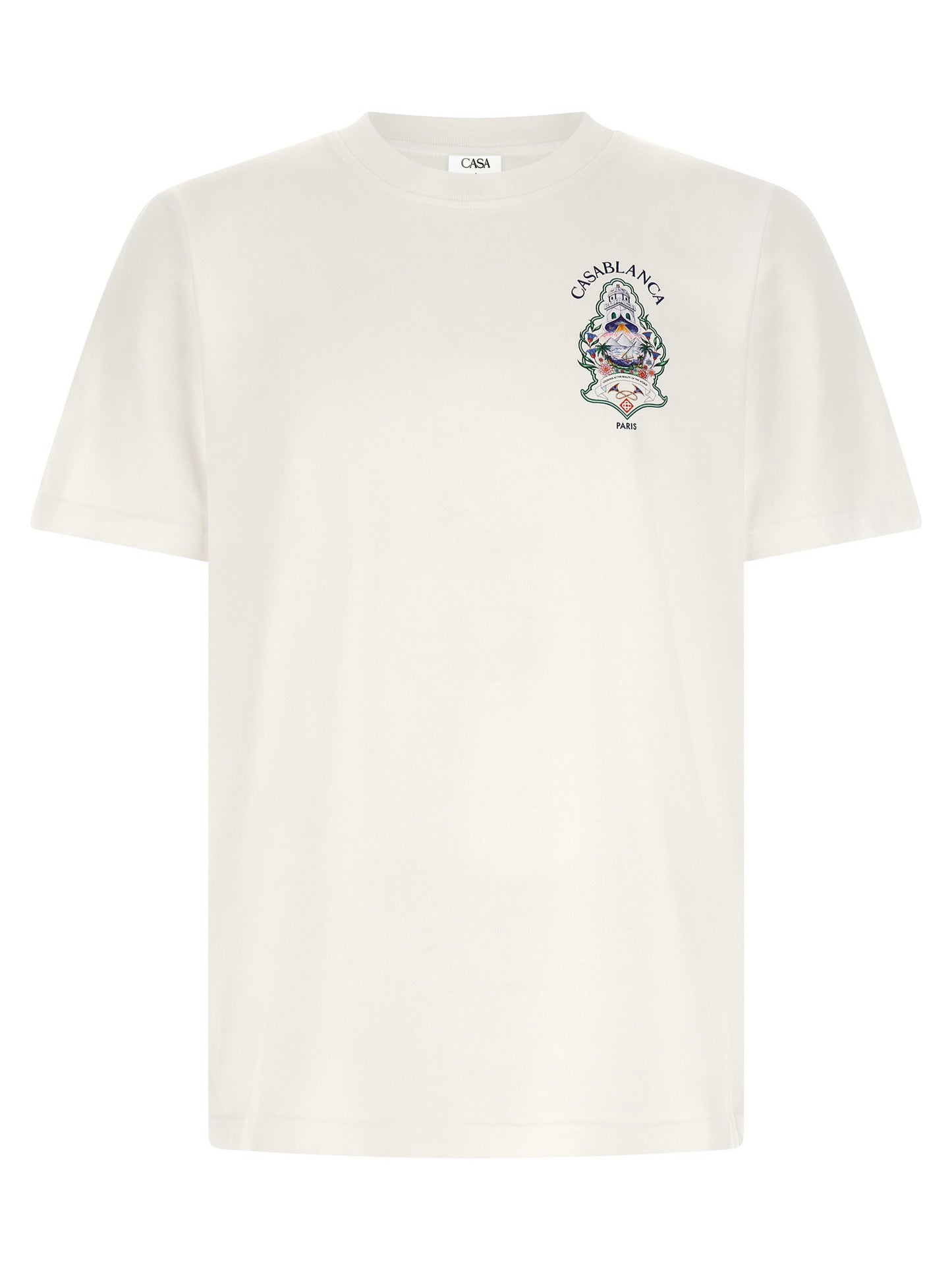 Casablanca Hotel Emblem Print T-shirt