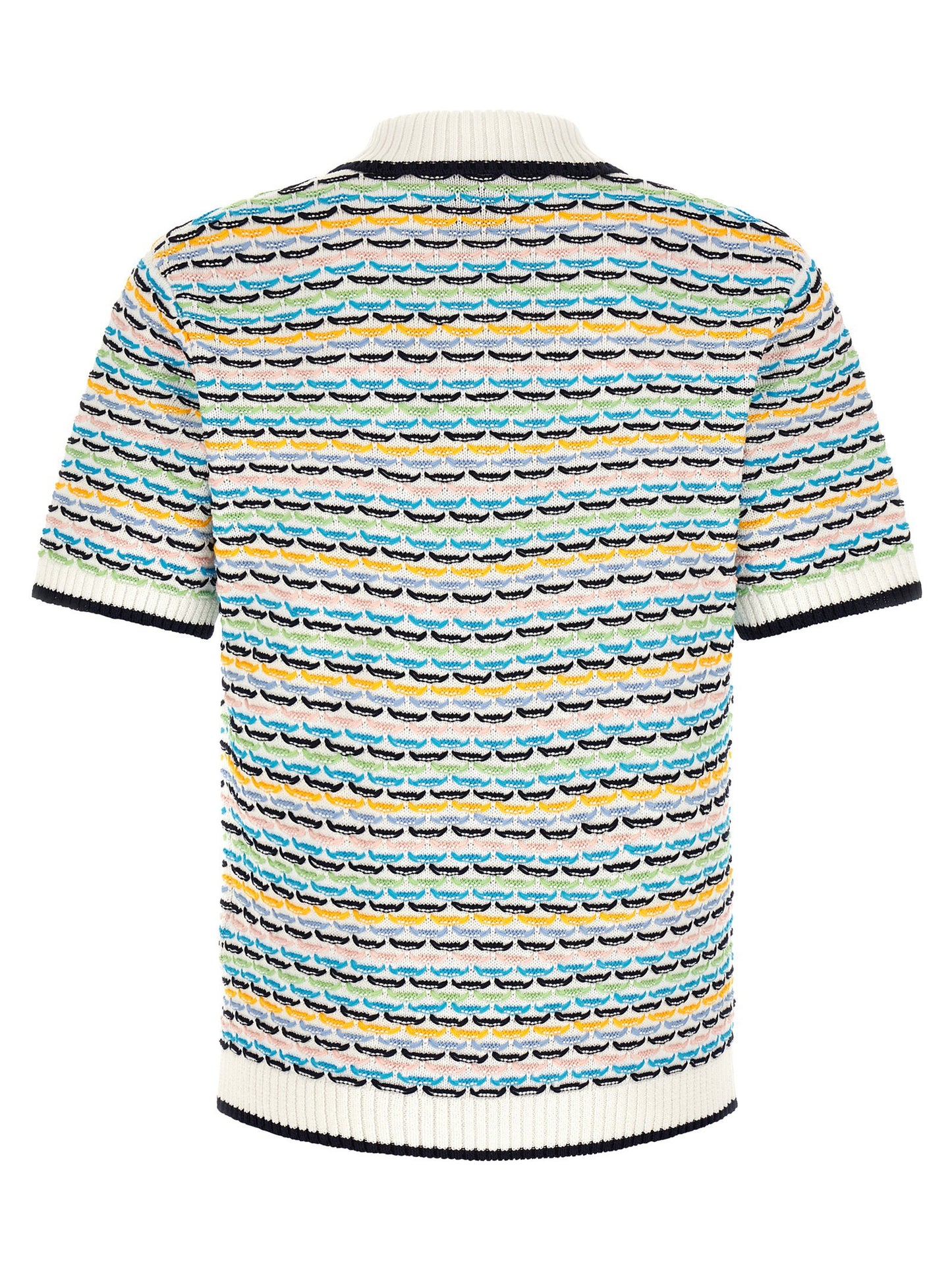 Casablanca Tuck Stitch Polo Shirt