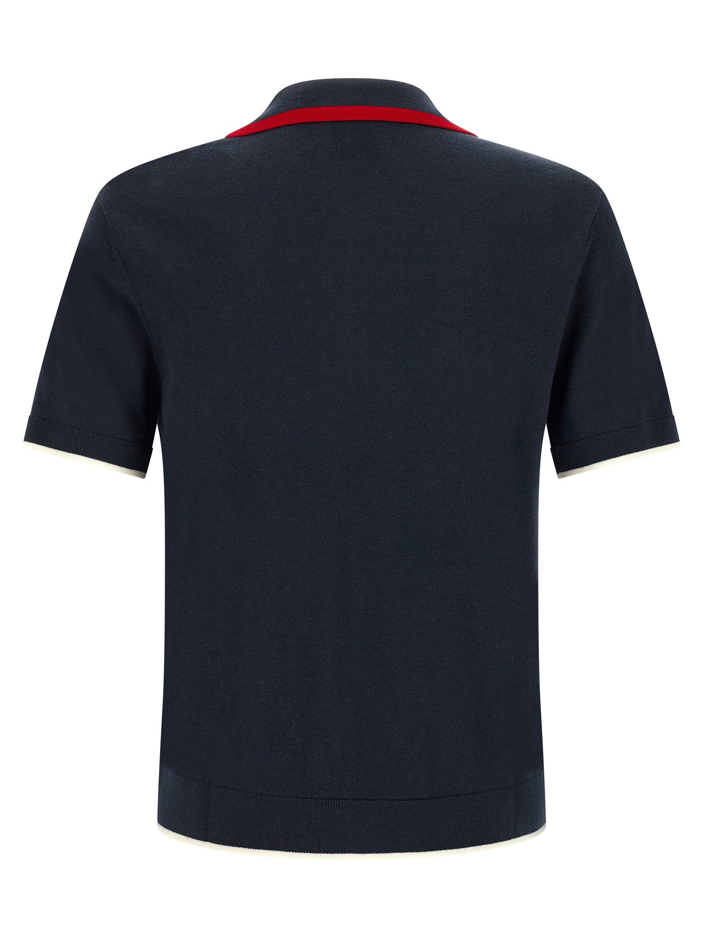 Casablanca Knit Polo Shirt With Zip