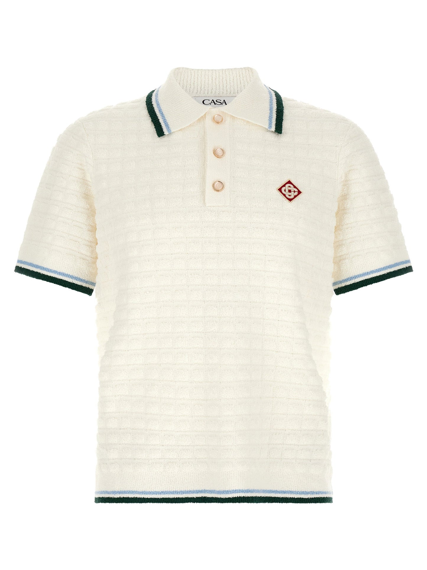Casablanca Bouclé Polo Shirt