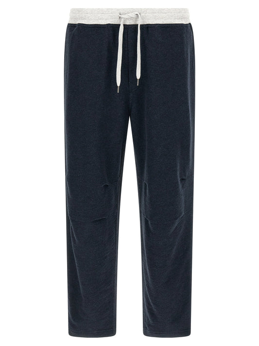 Brunello Cucinelli Linen Cotton Joggers