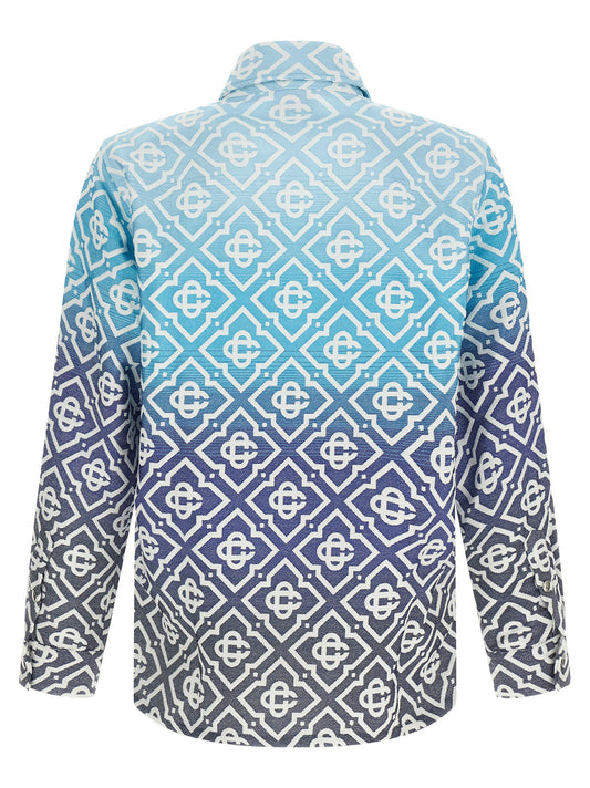 Casablanca Shacket Monogram Gradient Jacquard