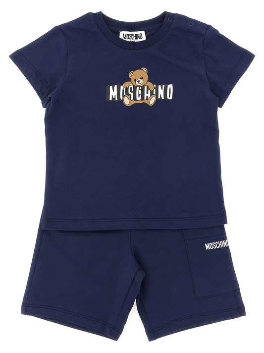 Moschino Baby Moschino Baby Moschino Teddy Bear T-shirt + Bermuda Suits