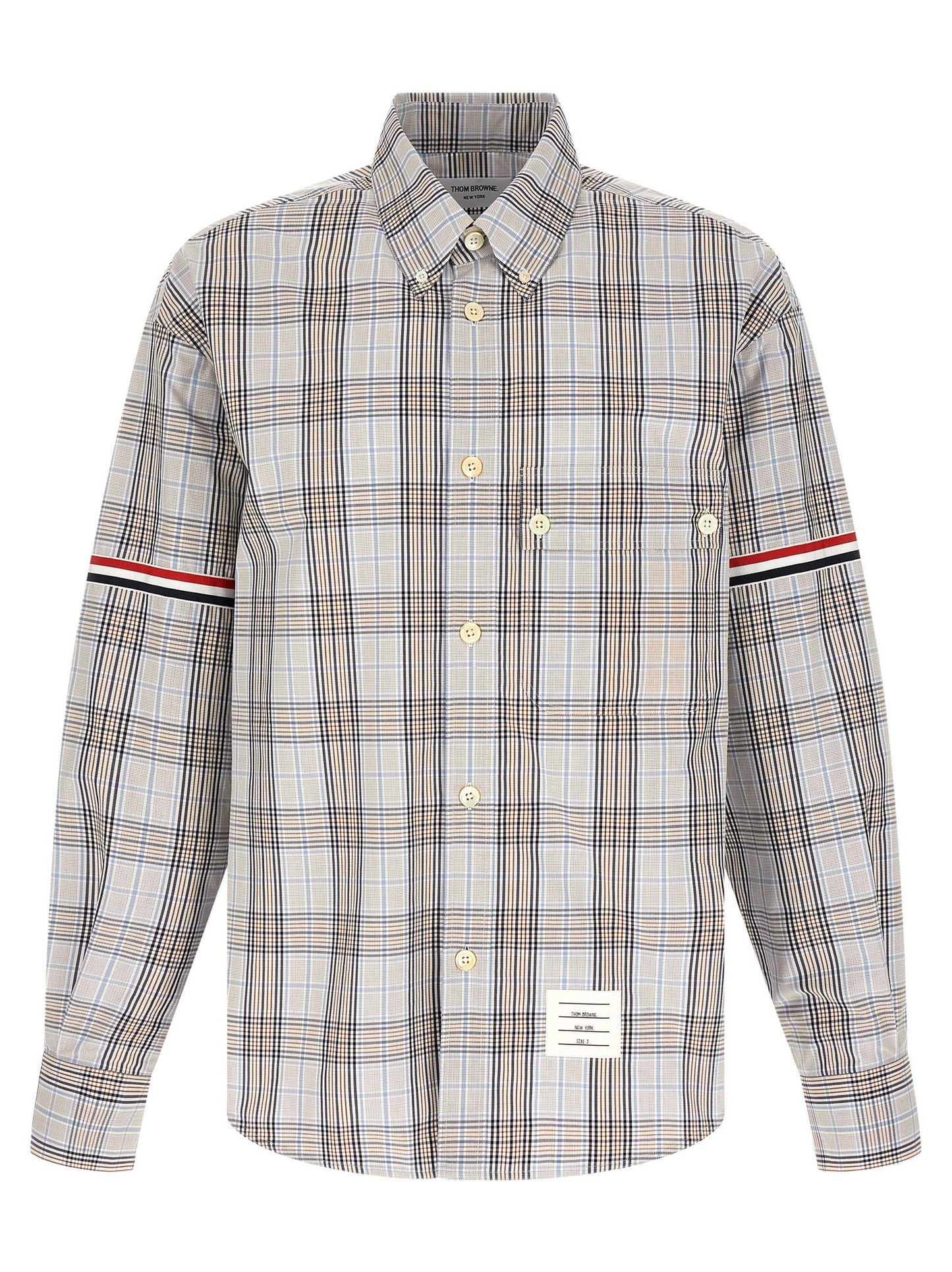 Thom Browne Oversized Rwb Shirt