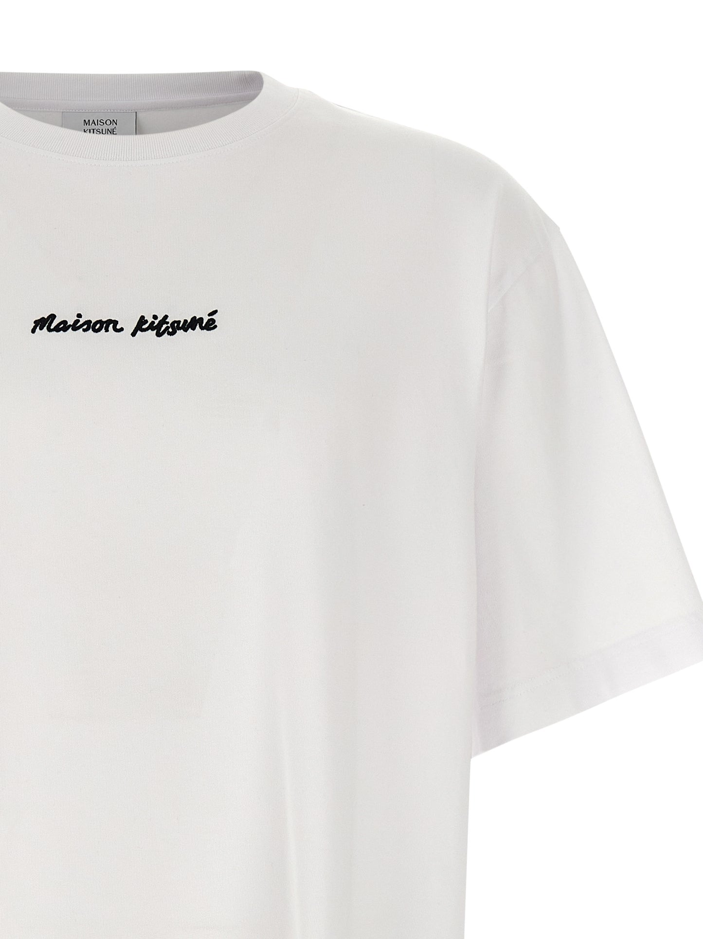 Maison Kitsuné Maison Kitsuné Logo Embroidery T-shirt