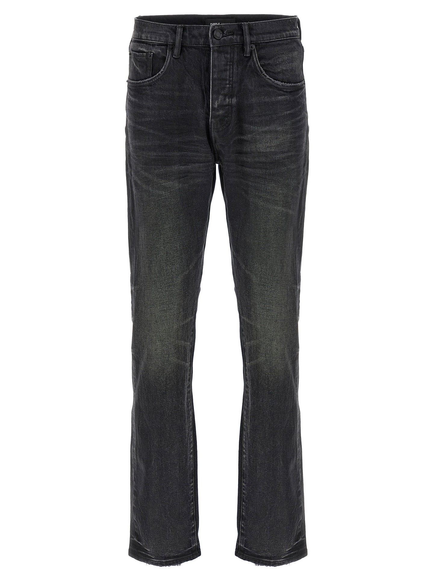 Purple P005 Double Dip Coated Jeans