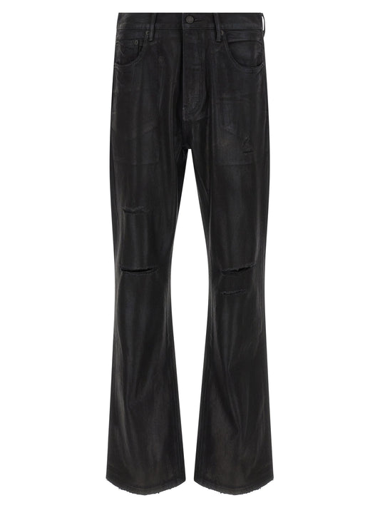 Purple P026 Rinsed Foil Boot Jeans