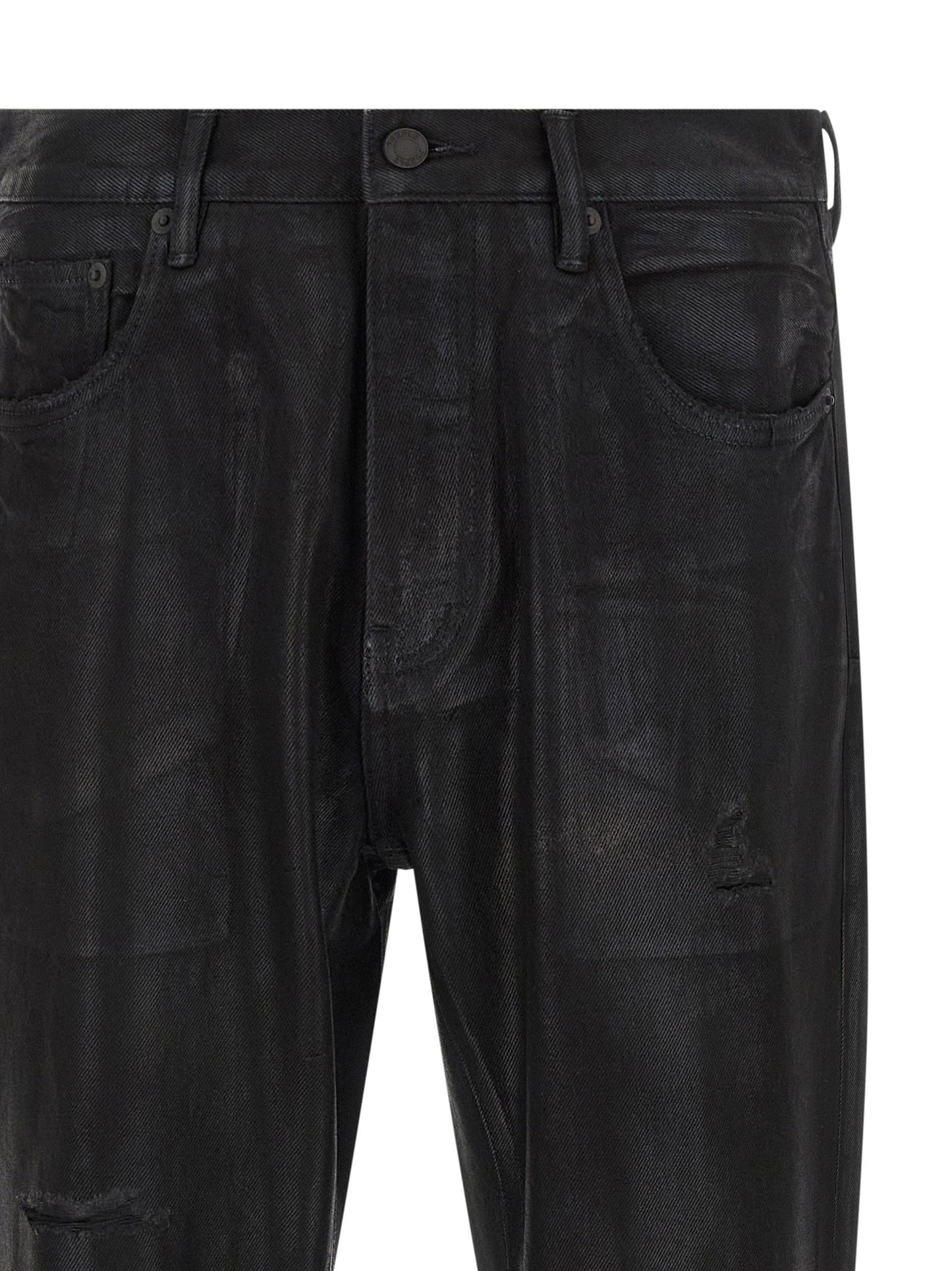 Purple P026 Rinsed Foil Boot Jeans