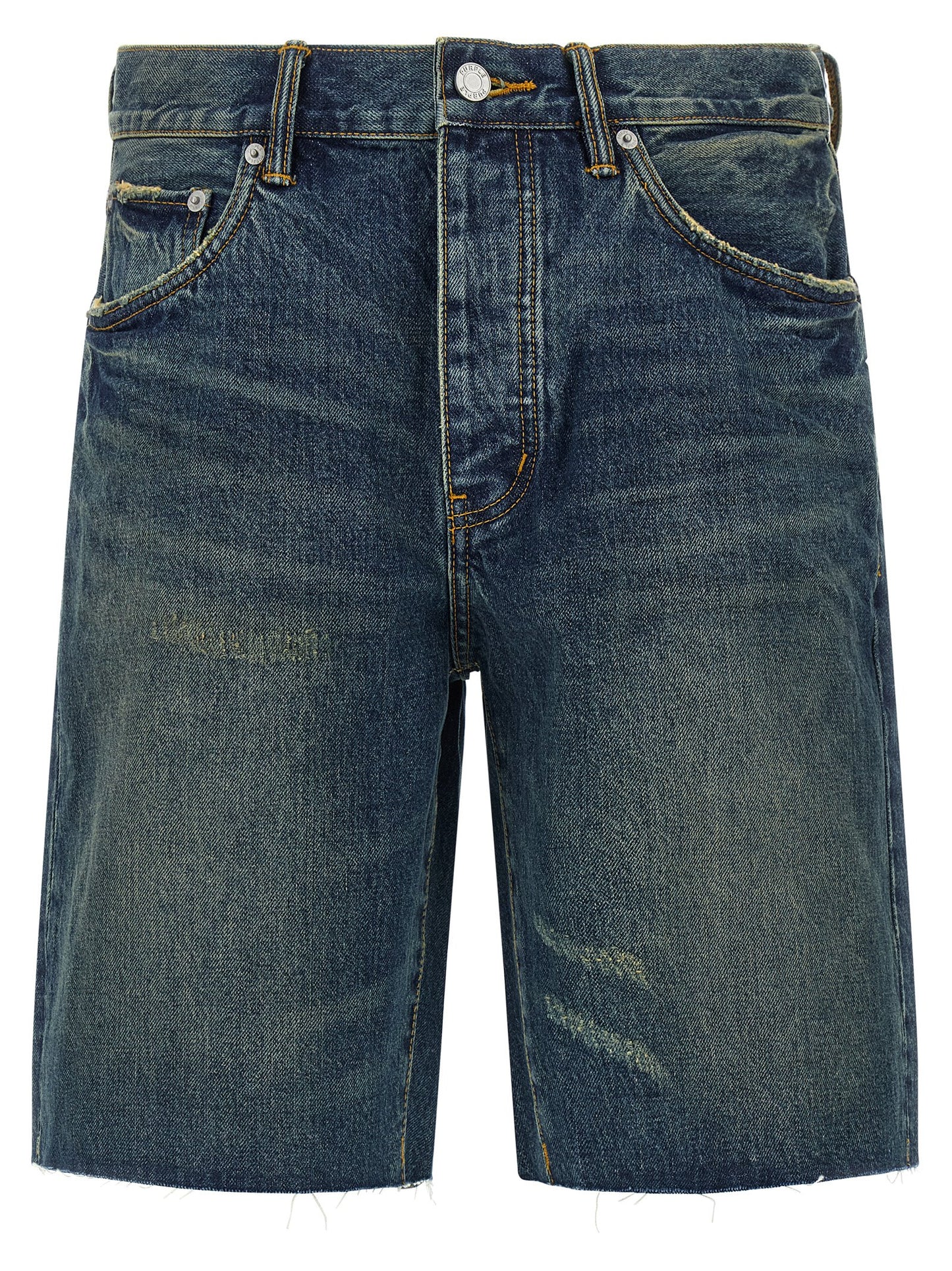 Purple P059 Vintage Mid Bermuda Shorts